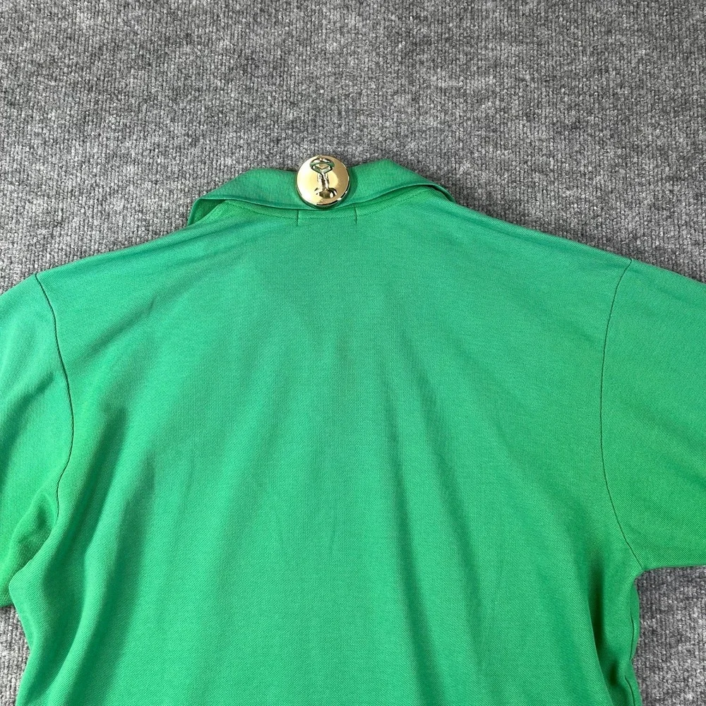 Polo Ralph Lauren Polo Shirt‎ Mens XL Green Big Pony #3 Performance Tennis Golf